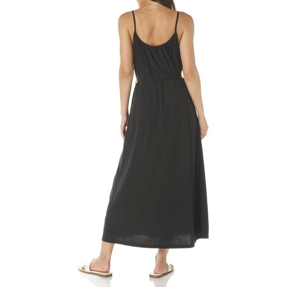 Sweaty Betty Women's M/8 Black Athletic Lightweight Explorer Maxi Dress Pockets - Picture 3 of 10